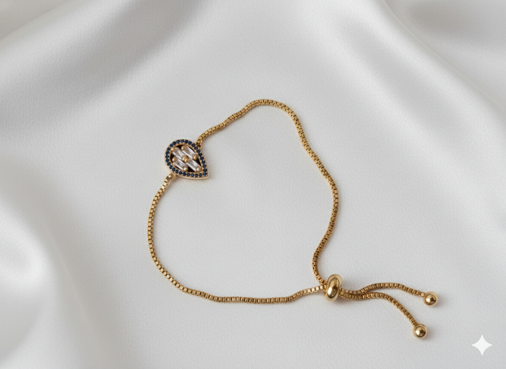 “Crystal Drop” Damla Formlu Zirkon Kadın Bileklik Habos Store