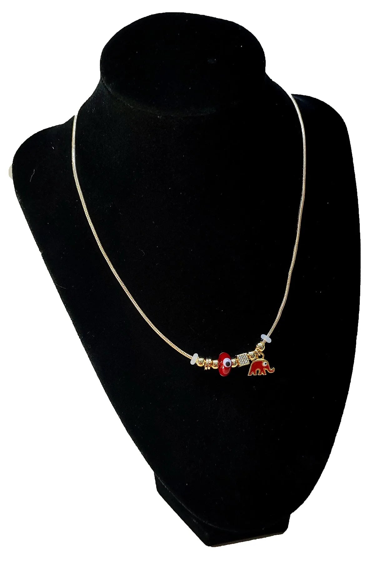 Luna Shine Pandora Zirkon Kolye – Kırmızı Habos Store