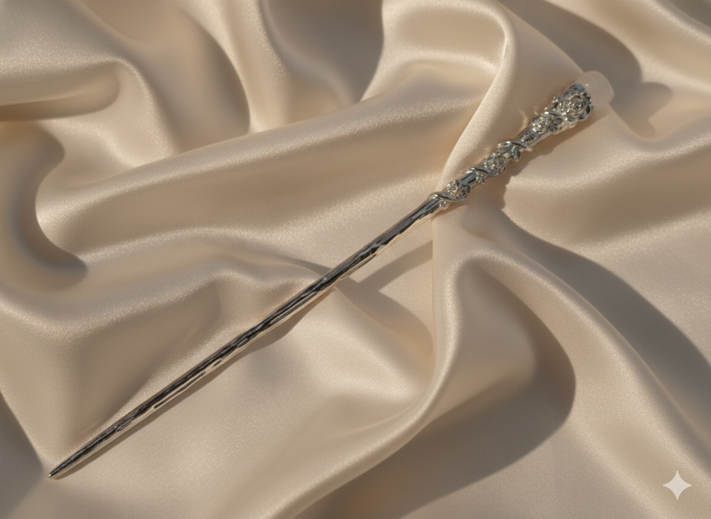 “MagicWand Luxe” Paslanmaz Çelik Taşlı Çin Tokası Habos Store