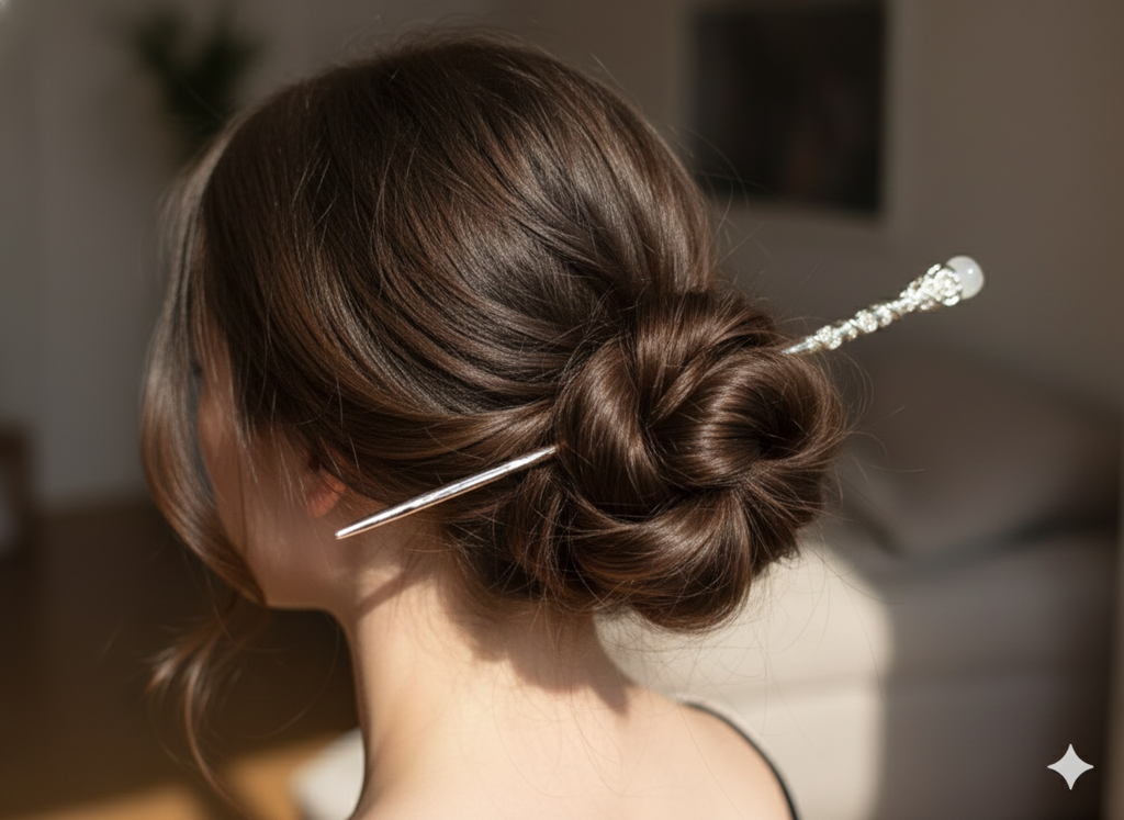 “MagicWand Luxe” Paslanmaz Çelik Taşlı Çin Tokası Habos Store