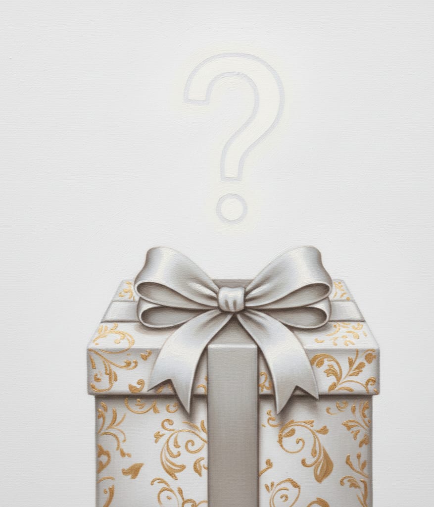 Beyaz Renk Sürpriz Hediye Kartı Habos Store