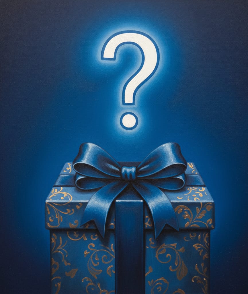 Mavi Renk Sürpriz Hediye Kartı Habos Store